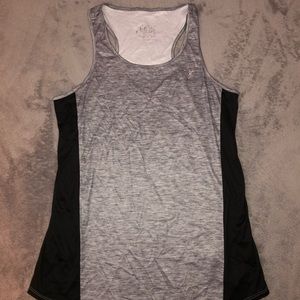 NWOT JUSTICE Grey & Black Tank-Top